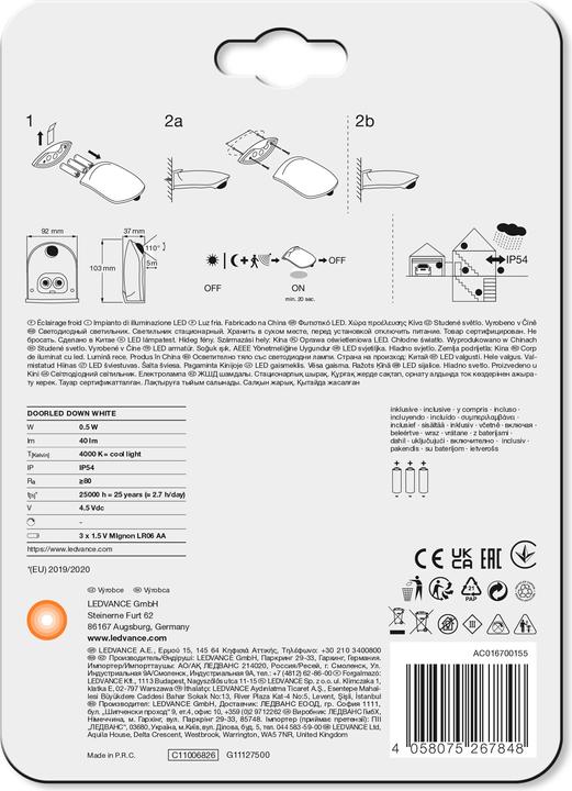 Produktbild Ledvance Door Led Down (40 lm, IP54)