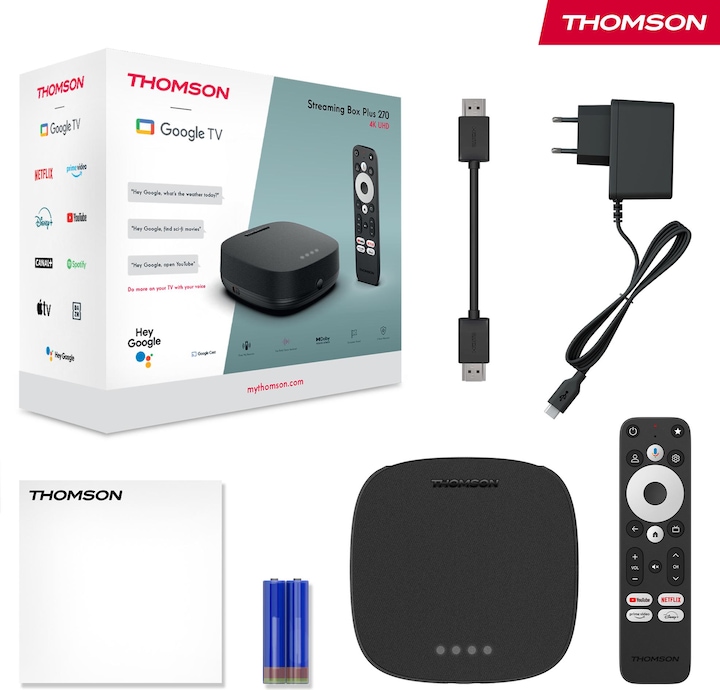 Immagine prodotto Thomson Streaming Box Plus 270 (3.07 GB, Android 12)
