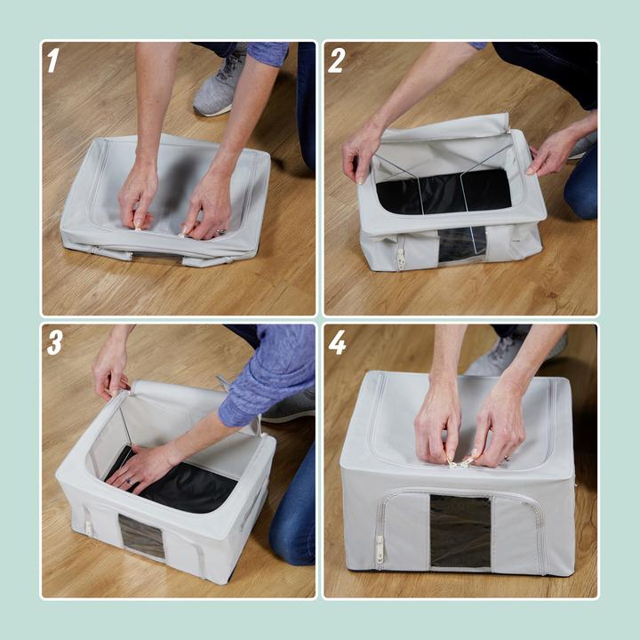 Actual product image Relaxdays 2x storage bag (40 x 30 x 20 cm, 24 l)