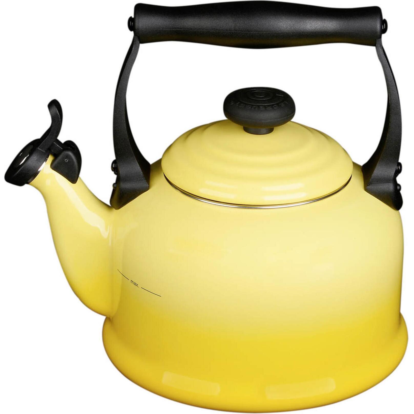 Le Creuset Wasserkessel Tradition 2.1 Liter, Wasserkocher, Gelb