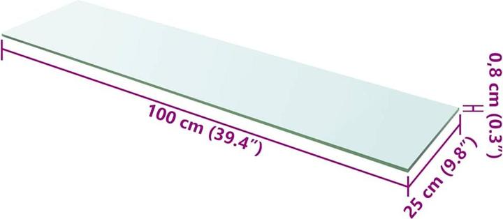 Produktbild vidaXL Glasplatte