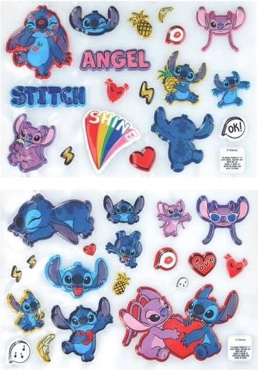 Actual product image Paladone Products Disney - Lilo et Stitch - Set de Stickers Gadget Puffy (37 Sticker)