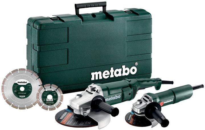 Actual product image Metabo Angle grinder ComboSet WE 2200-230+W 750-125+ 2 discs (125 mm)