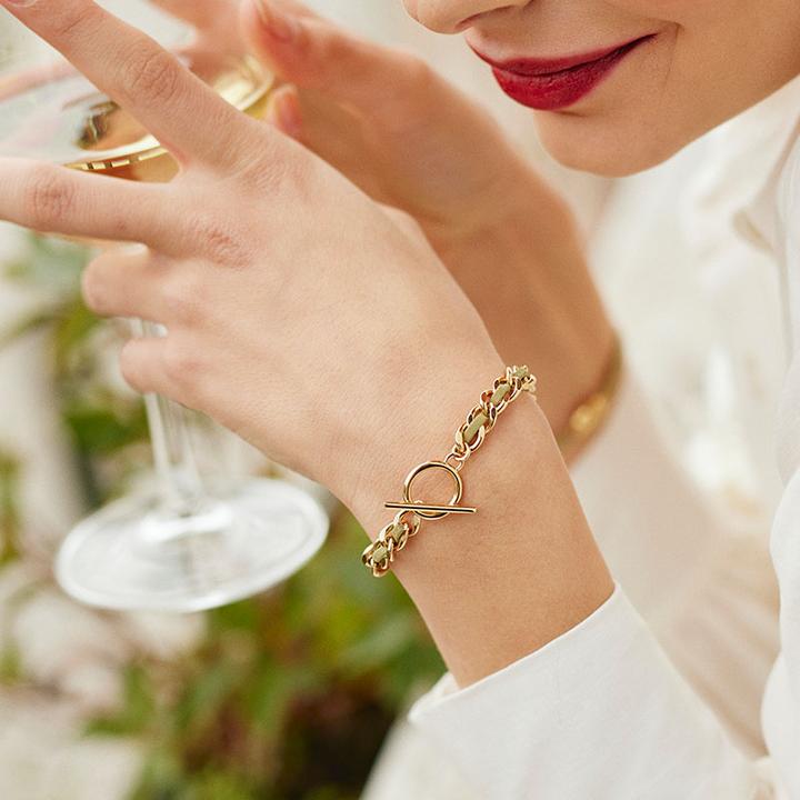 Actual product image Flowers Forzoé Valentin (18 cm, Brass Plaqué Or)