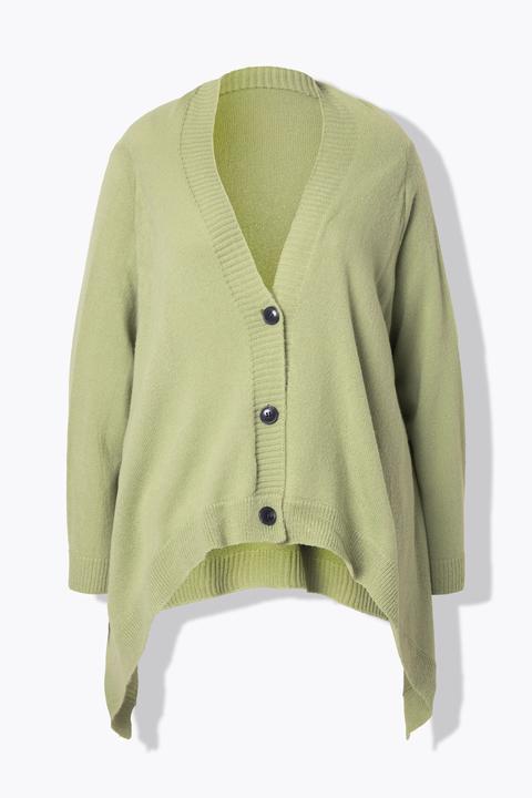 Produktbild Miamoda Strickjacke, Cape-Look, Knopfleiste, Langarm (54)