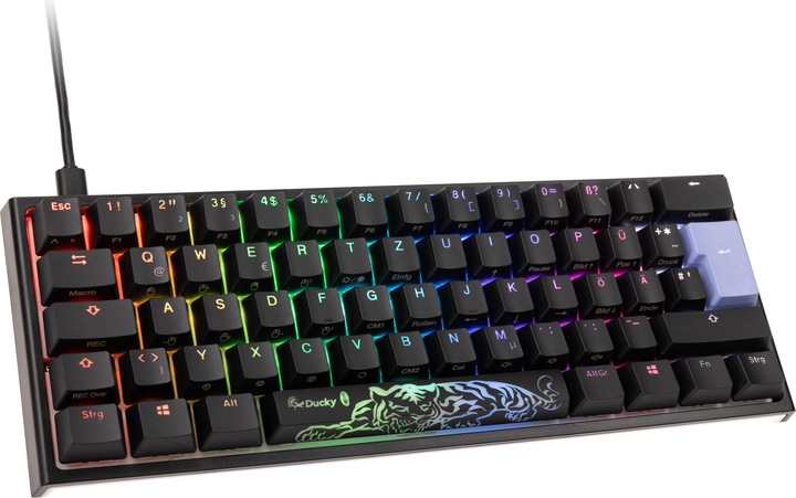 Productafbeelding Ducky One 2 Pro Mini Gaming Toetsenbord, RGB LED - Cherry (NL, Bedraad)