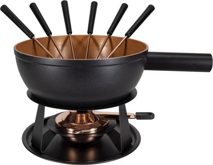 Nouvel Fonduta di formaggio - Set di rame (Fondue di formaggio)