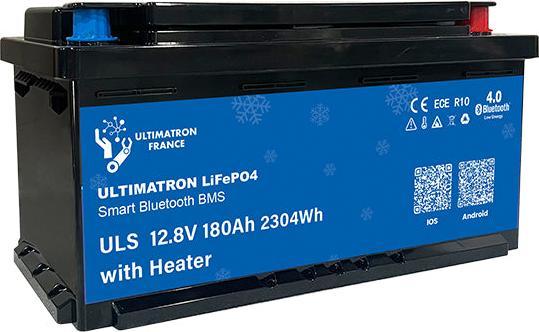 Image du produit Ultimatron ULS-12V-180Ah LiFePO4 Versorgungsbatterie (Heater) (12.80 V, 180 Ah)