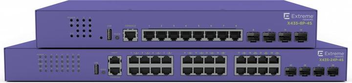 Actual product image Extreme Networks ExtremeSwitching X435-24P-4S (24 ports)
