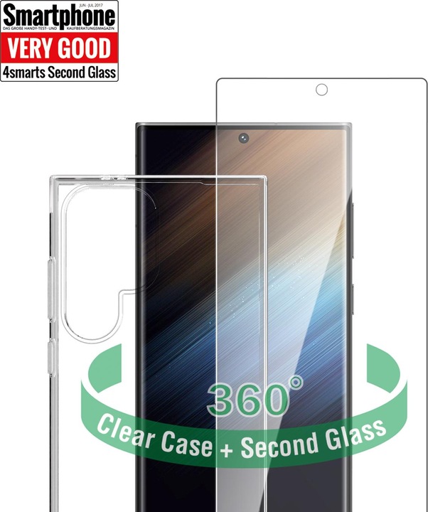 Productafbeelding 4smarts 360°-beschermingsset voor Samsung Galaxy S24 Ultra (Samsung Galaxy S24 Ultra)