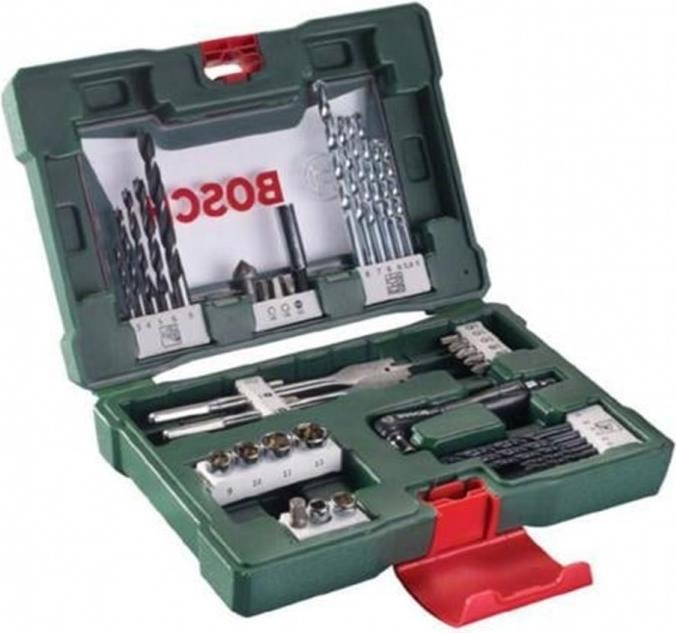 Productafbeelding Bosch Zubehör Bitset boorset V-Line Box. 41-delig (4, 5, 6, 6 mm, PH2, HEX4, PZ2, PH1, PZ1, T20, 10,0 mm, 8 mm, 9 mm, HEX5, 11mm, 13 mm, HEX6)