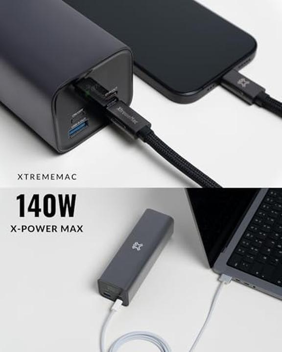 Produktbild MCL XtremeMac-Powerbank MacBook iPad iPhone (27000 mAh, 140 W, 99.90 Wh)