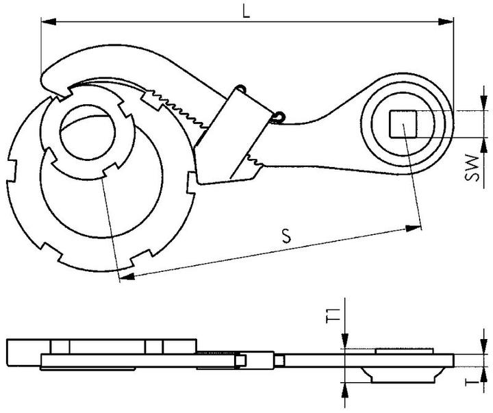 Nutritional values and ingredients Amf Hook spanner with nose 771Md