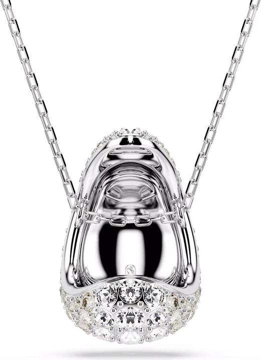 Productafbeelding Swarovski Sublima halsketting rondgeslepen wit (Swarovski metaal, 45 cm)