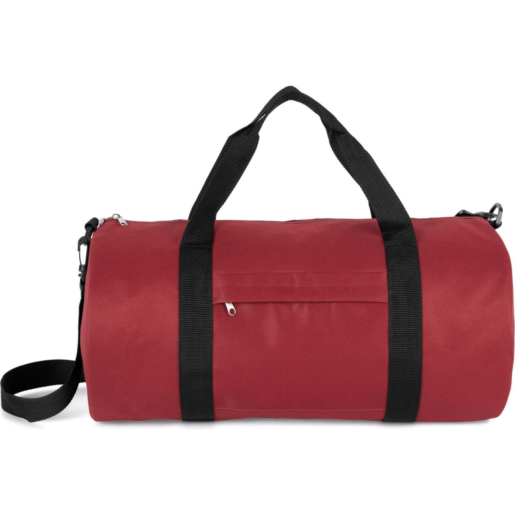 Kimood, Tasche, Recycelte Duffle-Tasche mit Fronttasche, Rot