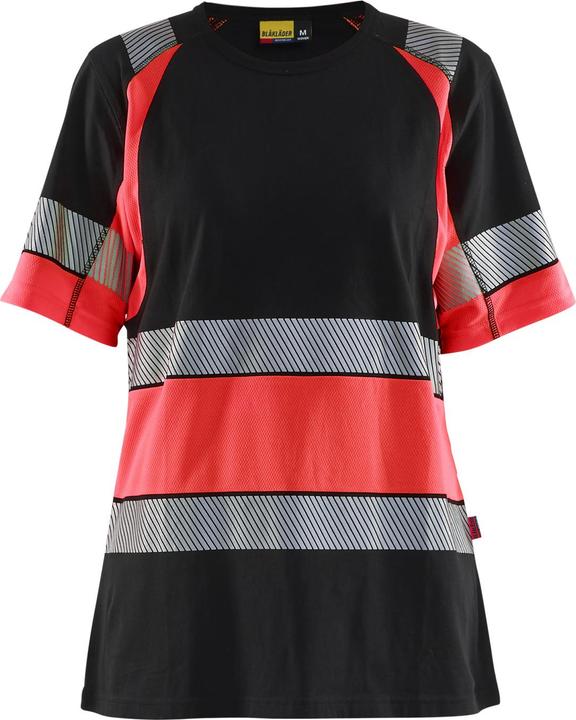 Black, Neon Red