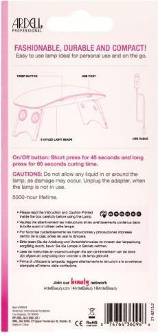 Produktbild Ardell Nail Addict - Led Gel Lamp (Nagellackentferner, Weiss)