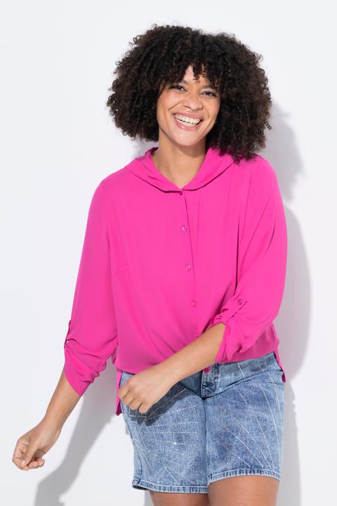 Produktbild Angel of Style Bluse, A-Linie, Krepp, Kapuze (44)