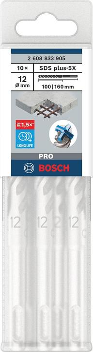 Produktbild DIY PRO SDS plus-5X Hammerbohrer, 12 x 100 x 160 mm (12, 12 mm)