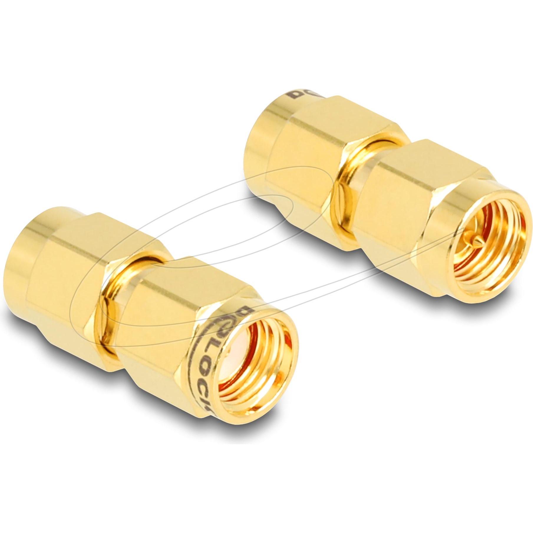 Delock Adattatore RP-SMA maschio a SMA maschio C6801 (Connettore del cavo di rete), Accessori di rete