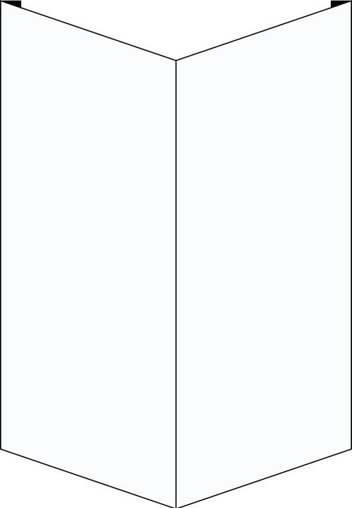 Produktbild Brady BLANCO V 603x203-B0455, Fahnen- und Winkelschilder, Weiss, Blanko, 603 x 203mm (1 Stck)