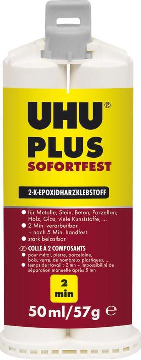 UHU Plus Instant Tweecomponentenlijm 45675 50 ml (80 g, 50 ml)