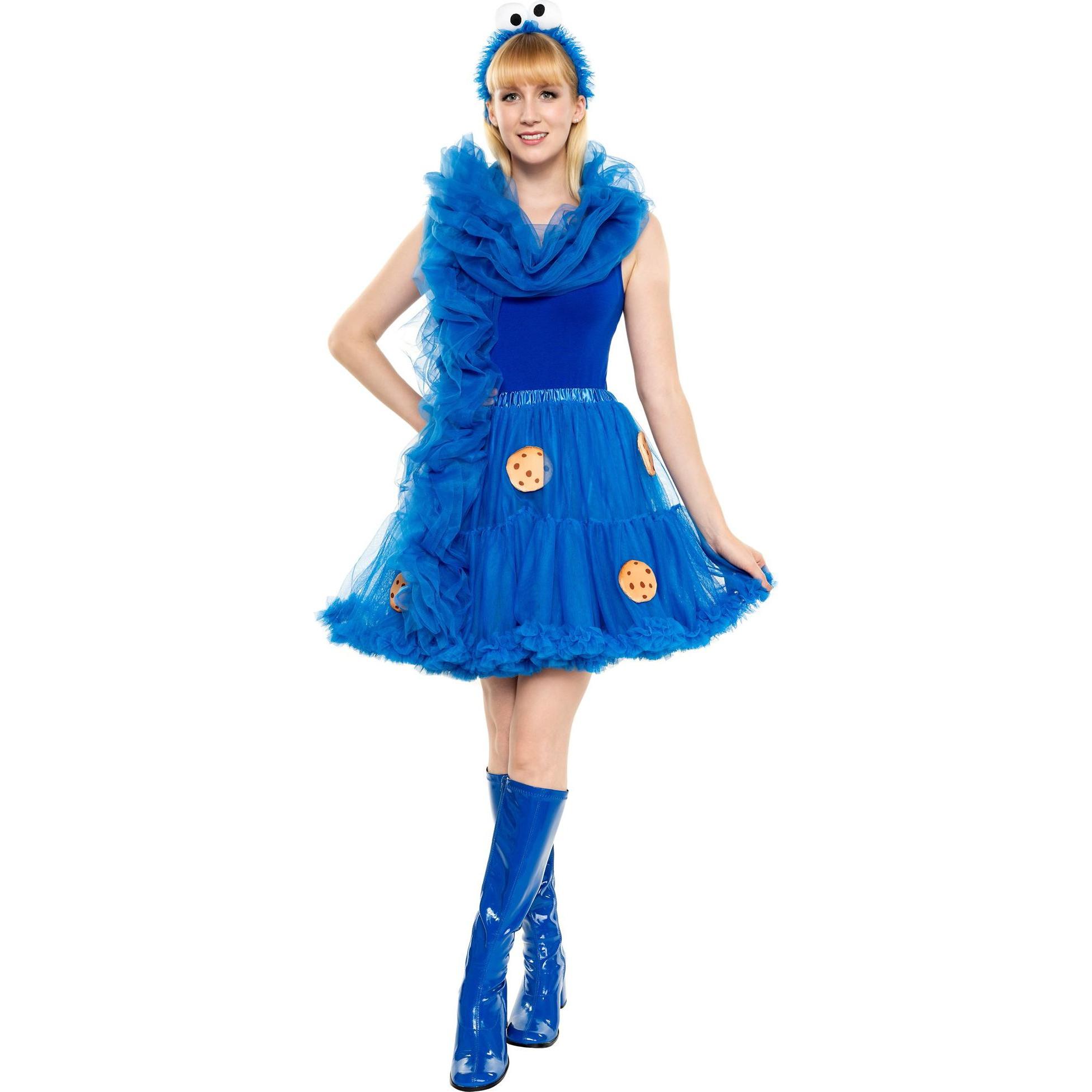 Thumbnail - Maskworld Die Sesamstrasse Krümelmonster Tutu - für Fasching (One Size)