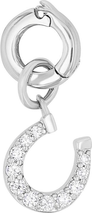 Immagine prodotto Amor Charms für Damen, 925 Sterling Silber, Zirkonia synth. | Hufeisen (Argento 925)