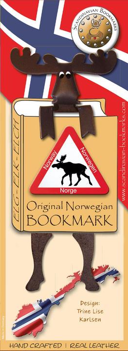 Scandinavian Bookmarks Bookmark moose, Norway