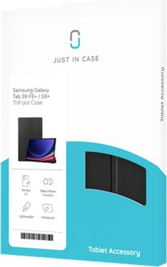 Image du produit Just in Case Étui à trois volets pour Samsung Galaxy Tab S10 Plus / S9 Plus / S9 FE Plus Zwart (8274632) (S9+, Galaxy Tab S10+)