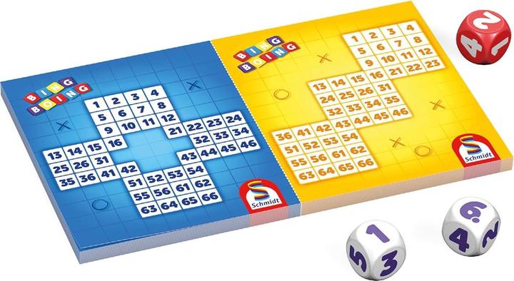 Actual product image Schmidt Spiele Bing Boing Metal Tin (German, Italian, English, French)