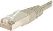 Actual product image Exertis Connect Patch cable S/FTP, PiMF, CAT.6, grey, 3.0 m Patch cable with particularly narrow bend protection (S/FTP, CAT6, 3 m)