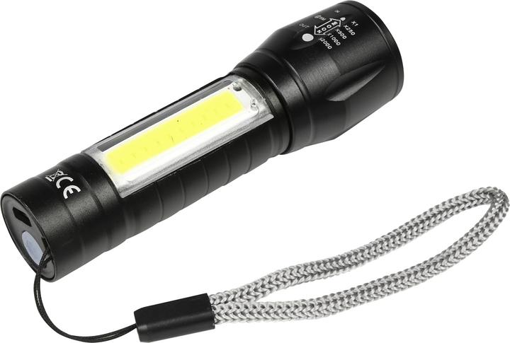 Actual product image ProPlus Flashlight tactical COB 2-in-1 rechargeable (10 cm, 70 lm)