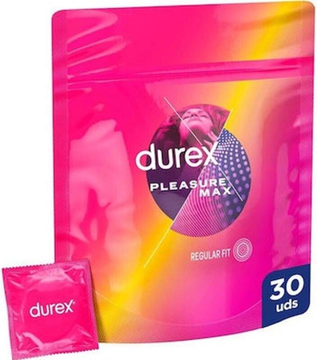 Produktbild Durex Pleasure Max Kondome mit Rillen - 30 Stück (30 Stk.)
