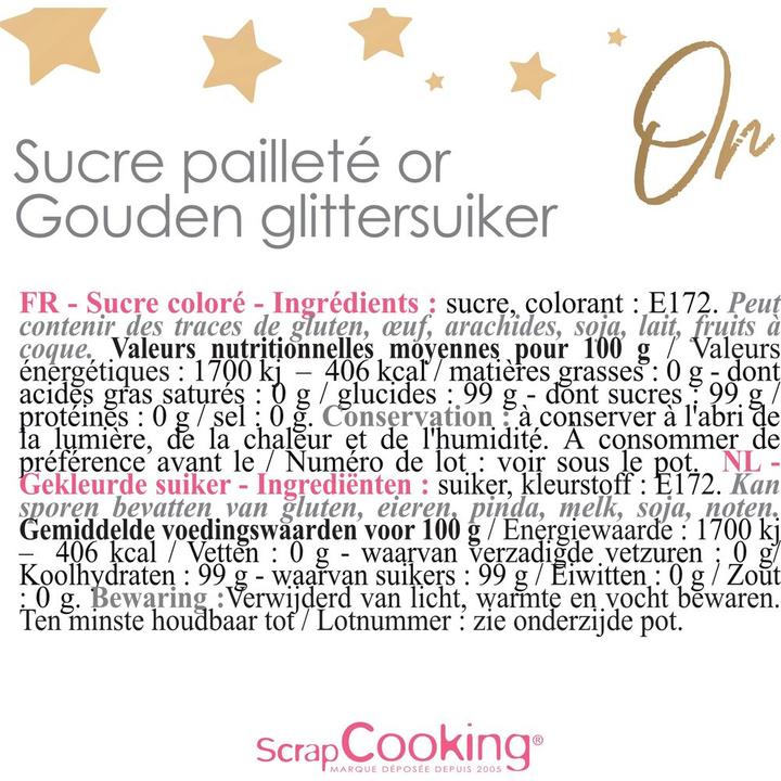 Produktbild ScrapCooking Zucker Glitzer (1 x)