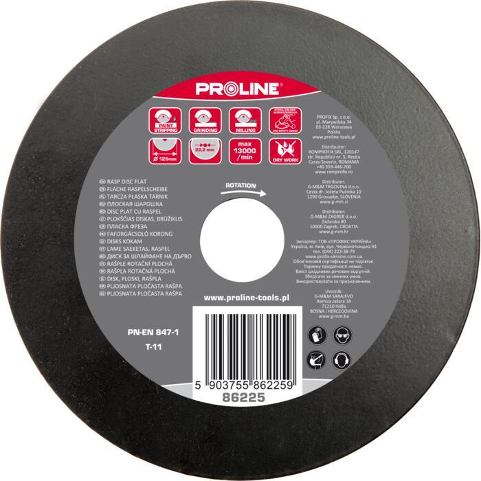 Actual product image Proline Flat disc serration coarse 125 mm