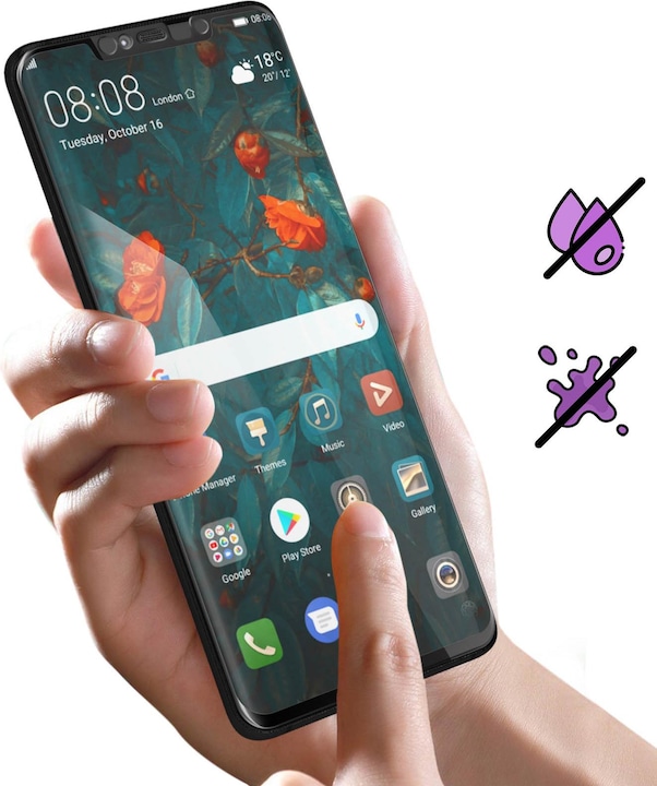 Actual product image Bigben Connected Glass screen protector (2 Piece, Mate 20 Pro)