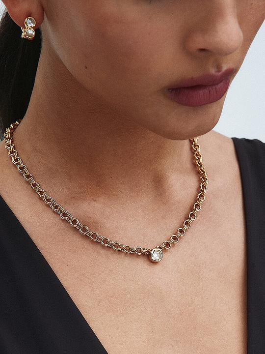Produktbild Edblad Halskette OCEAN (Edelstahl, Zirkonia)
