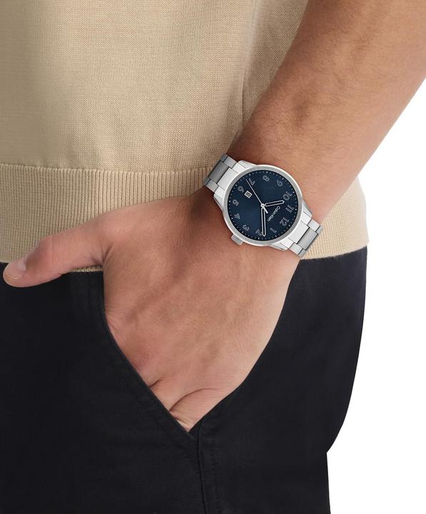 Image du produit Calvin Klein Montre à quartz trois aiguilles minimaliste pour homme avec bracelet en acier inoxydable (Montre pilote, 42 mm)