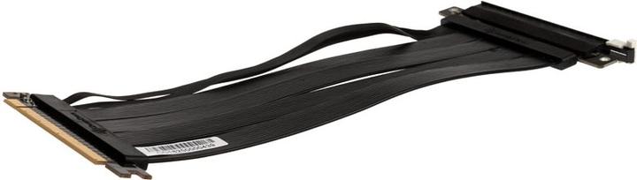 Actual product image Silverstone Riser flat cable, 22cm - black
