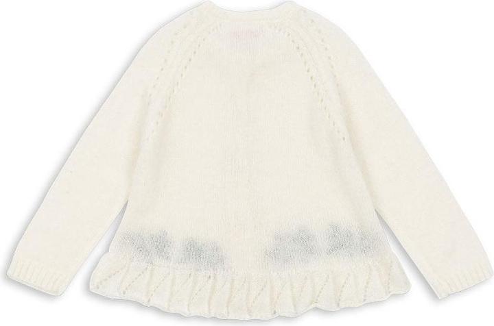 Produktbild Konges Slojd Minia RüschenCardigan Bright White (80)