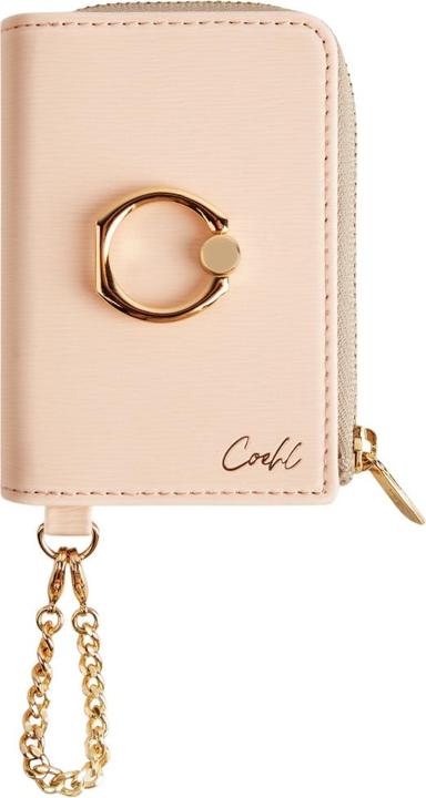 Actual product image Uniq Magnetic Wallet set + hand strap Coehl Mirelle MagSafe pink