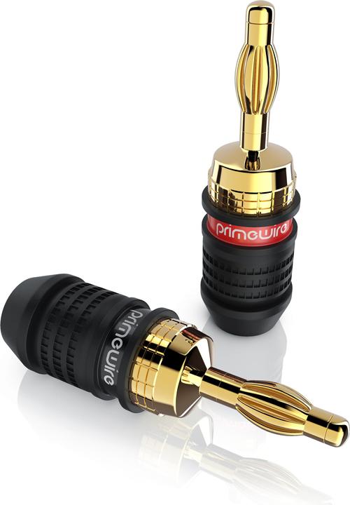 Primewire Banana plugs for loudspeaker cables up to 3.5mm²