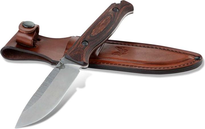 Actual product image Benchmade Saddle Mountain Skinner WOOD (10.67 cm)