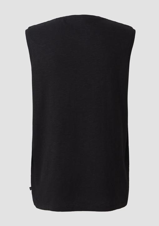 Immagine prodotto S.Oliver T-Shirt Tanktop mit Flammgarnstruktur und Logoprint (XL)