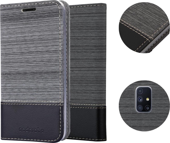 Produktbild Cadorabo Book Jeans Optik Cover (Samsung Galaxy M51)