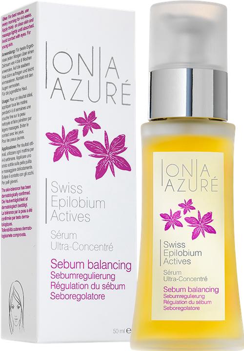 Actual product image Ionia Azuré Swiss Epilobium Actives Sebum Balancing Serum (50 ml)