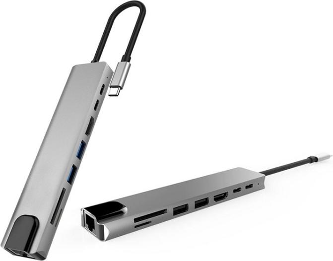 Produktbild Ueli Express 8 in 1 USB-C Dock (USB-C, 8 Ports)