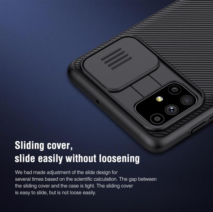 Productafbeelding Nillkin CamShield hoesje voor Samsung Galaxy M51 (zwart) universeel (Samsung Galaxy M51)