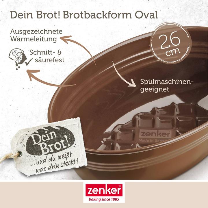 Produktbild Zenker Brotbackform "Dein Brot!"